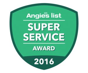 Happy Trees Angie's List Super Service Award 2016